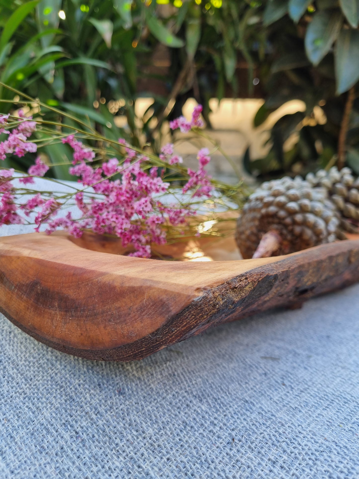 Cuencos Madera Bote