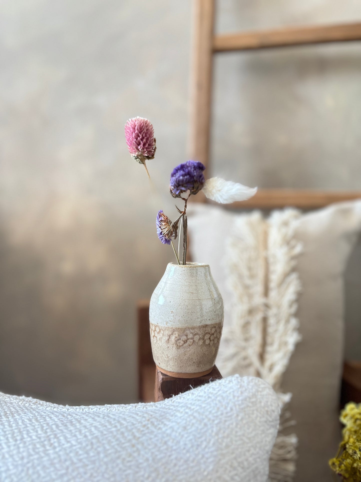 Mini Florero primavera gres