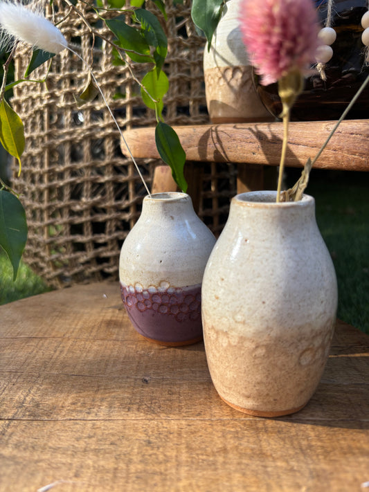 Mini Florero primavera gres