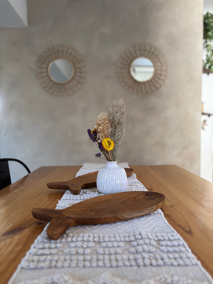Tabla madera pez
