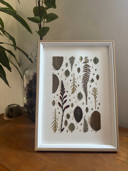 Cuadro botánico Lujo Silencioso