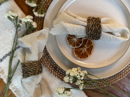 Pack 4 Porta Servilletas fibra pita