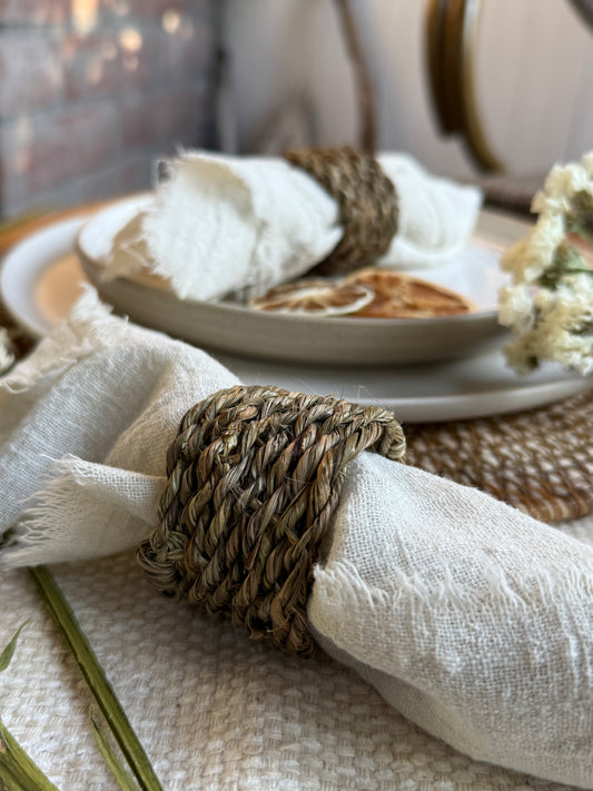 Pack 4 Porta Servilletas fibra pita