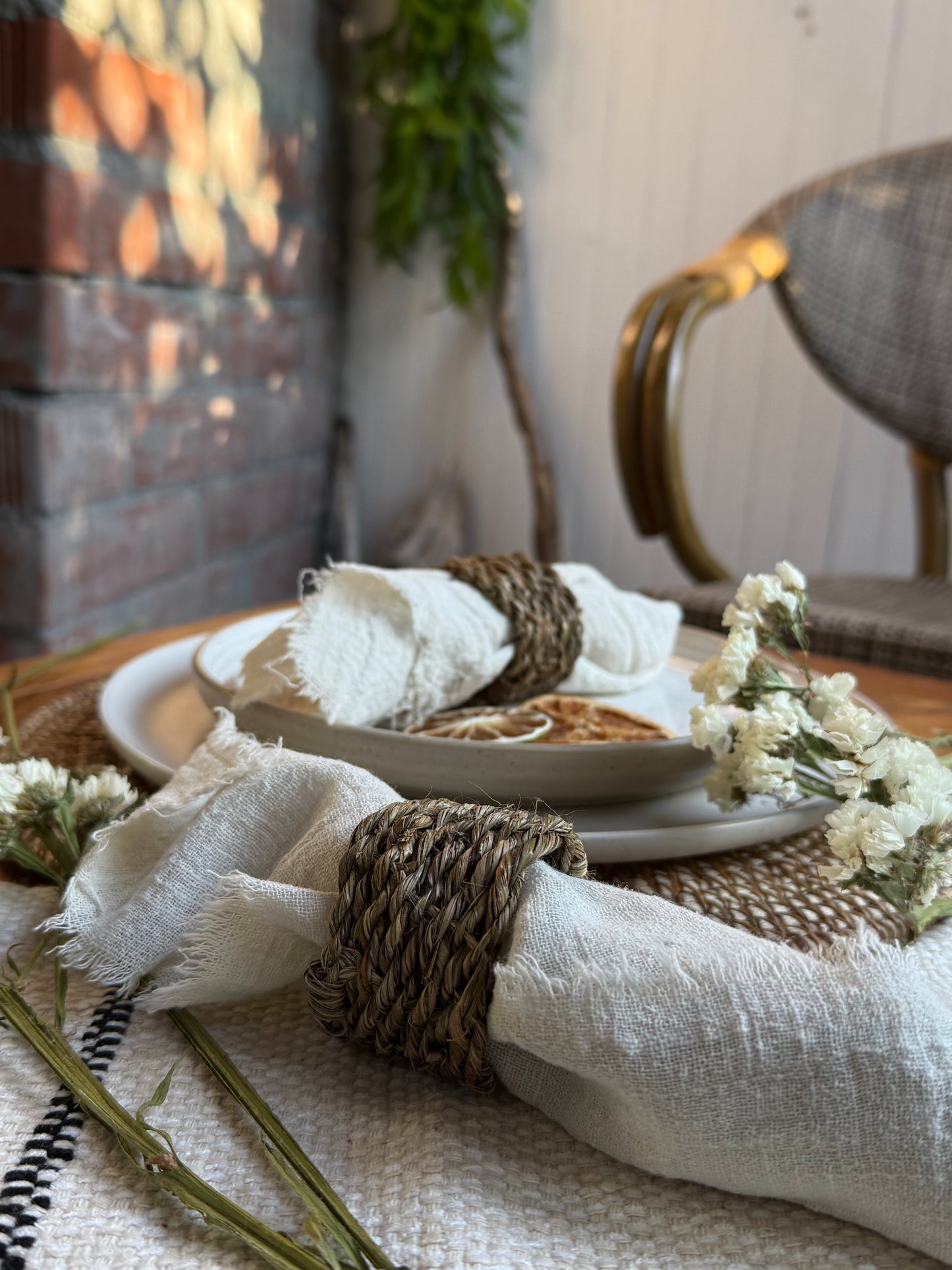 Pack 4 Porta Servilletas fibra pita