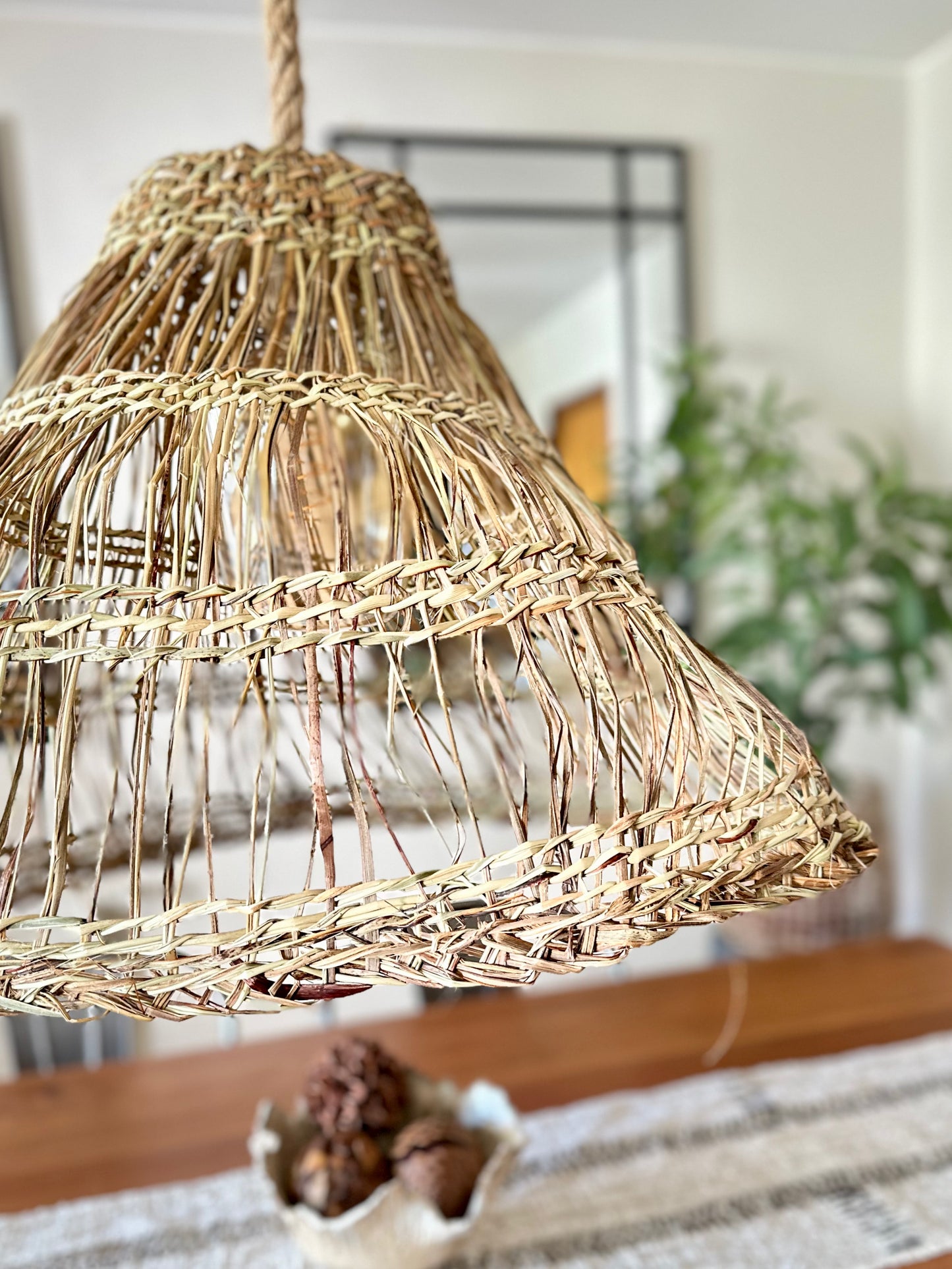 Lámpara fibra campana